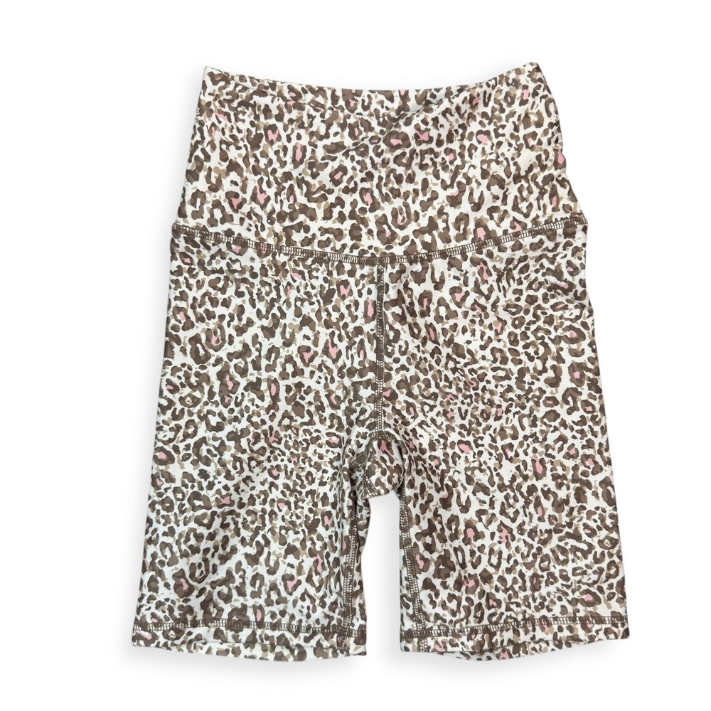 Balance Collection High Waist Leopard Print Biker Shorts XS NWOT